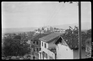 Mosquée de Yildirim Bayezid ; Vue éloignée depuis une colline voisine