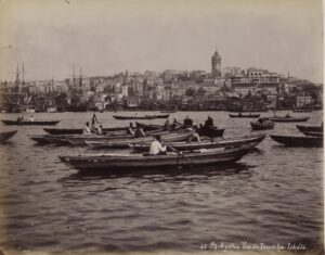 Yemiş İskelesi'nden Galata'ya Bakış