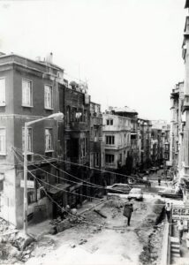 Tarlabaşı Bulvarı Yıkımlarında Ömer Hayyam Caddesi