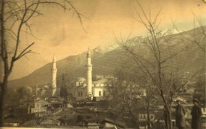 Okçu Baba Türbesinden Ulu Camii ve Bursa Genel Görünüş