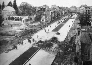 Saraçhane'de Yol Yapımı