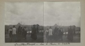 Eski Galata Köprüsü Üstünden Süleymaniye