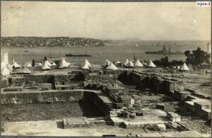 Dolmabahçe Sırtlarında Aziziye Camii İnşaatı