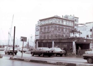 Yeni Galata Köprüsü Yapımı Sırasında Karaköy
