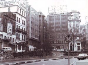 Yeni Galata Köprüsü Yapımı Sırasında Karaköy