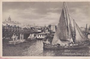 Ahşap Galata Köprüsü ve Karaköy